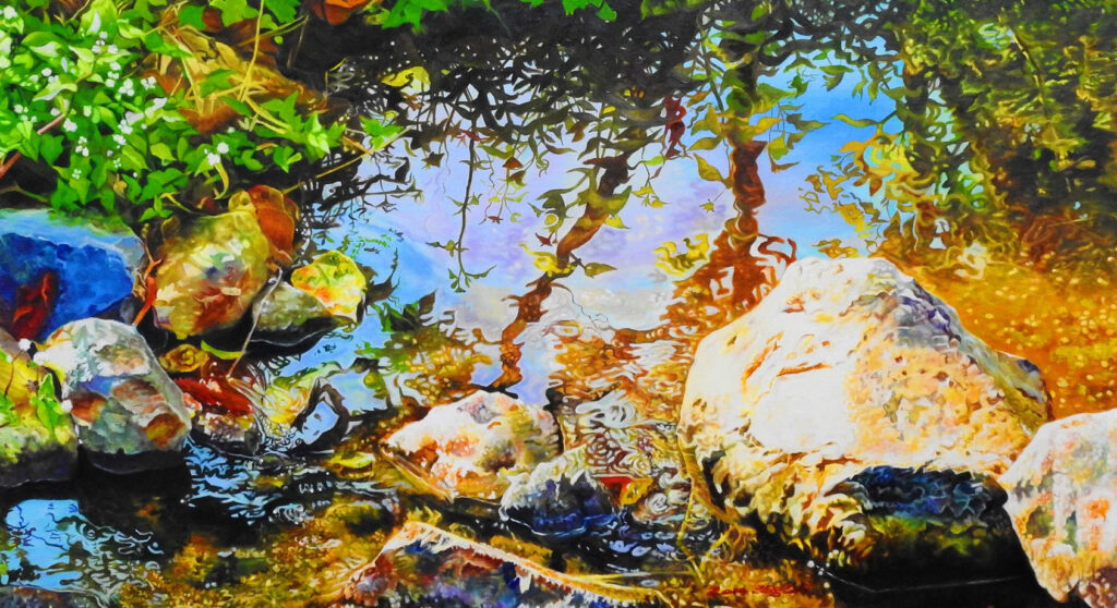 Longing is dyed with colors