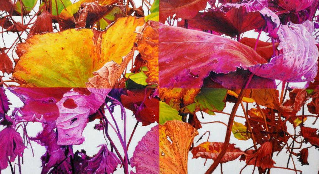 Temptation of lotus leaves